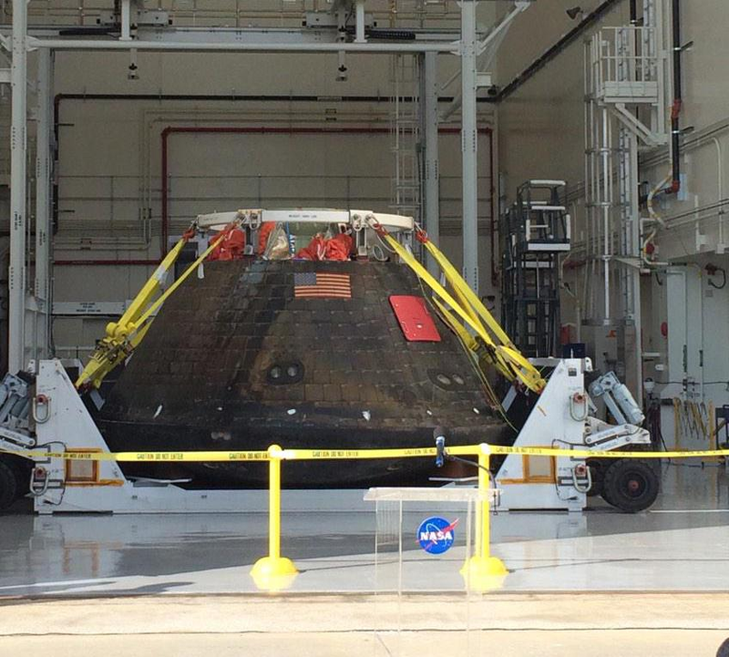 Illustration for article titled Orion Spacecraft In Photos: Assembly, Flight, Splashdown, And Recovery